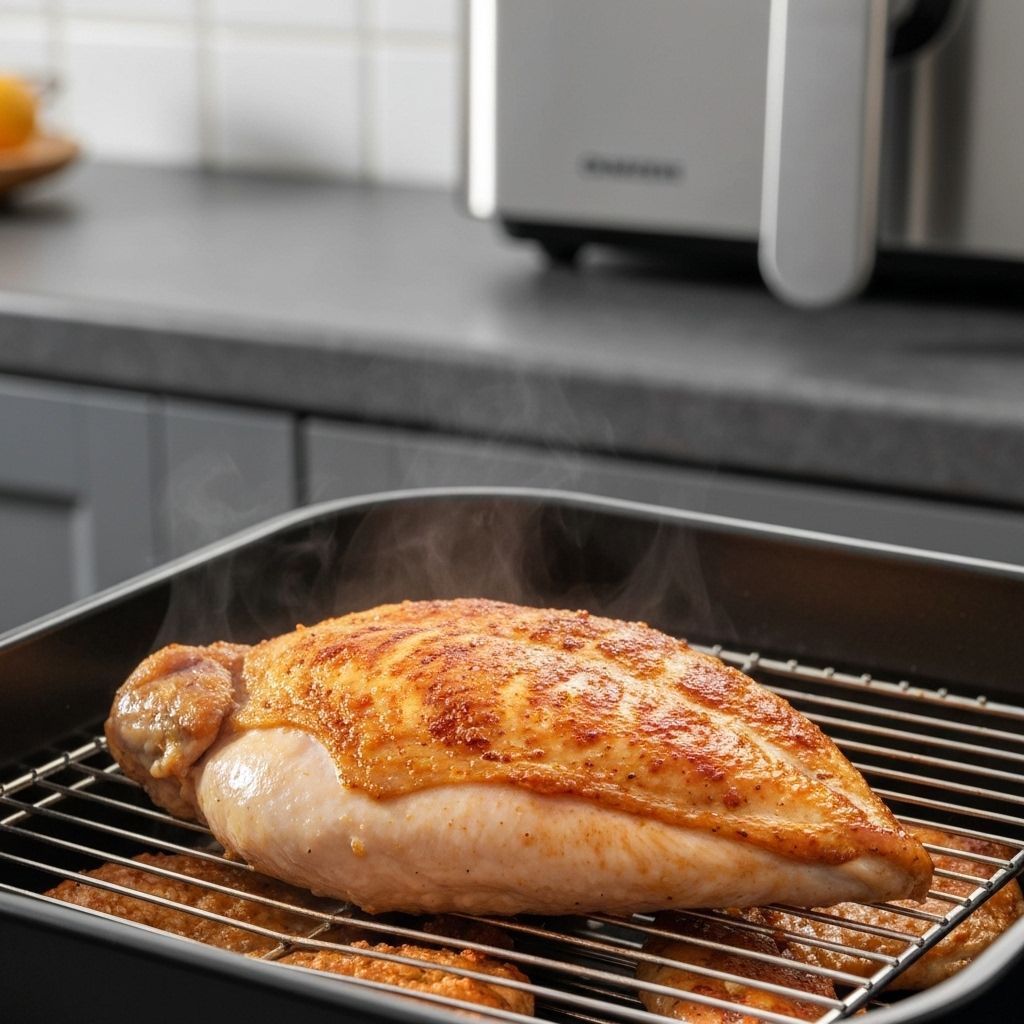 Air fryer cooking